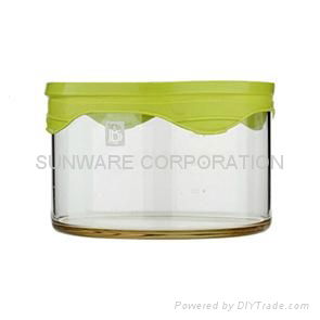 Anti-microbial Borosilicate Glass Food Container  2