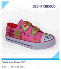 canvas shoes for girls Girl Vulcanized Canvas Shoes