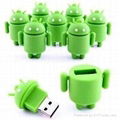 Stylish Android shape usb flash drive 1