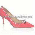 Suede Lining Lady High Heel Dress Shoes 1