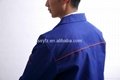 sanding process cobalt blue and orange workwear uniform 3