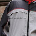 reflective grey and red polyester and cotton workwear coverall 2