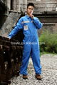 blue with gray 100% cotton workwear