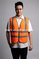 reflective mens hi vis mesh vest