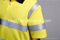 mens short sleeve hi vis polo shirt 5