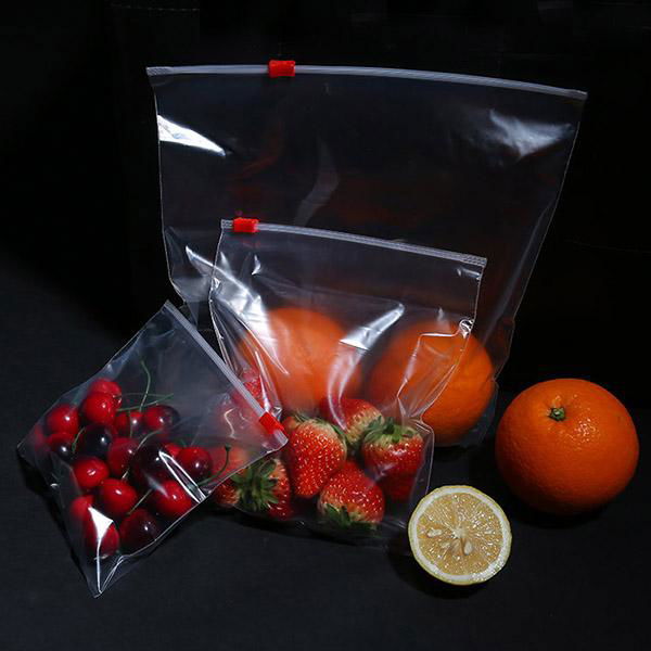 Plastic Ldpe resealable slide bag/slider bag for printing packaging 4