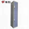 Simple Gym Bathroom Metal 2 Door Wardrobe Lockers