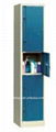 Stainless Steel Single 5 Door Storage Locker Wardrobe 2