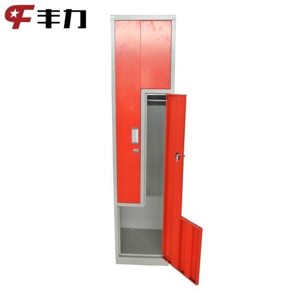 Z Door Design Metal Clothes Storage Cabinet Locker 3