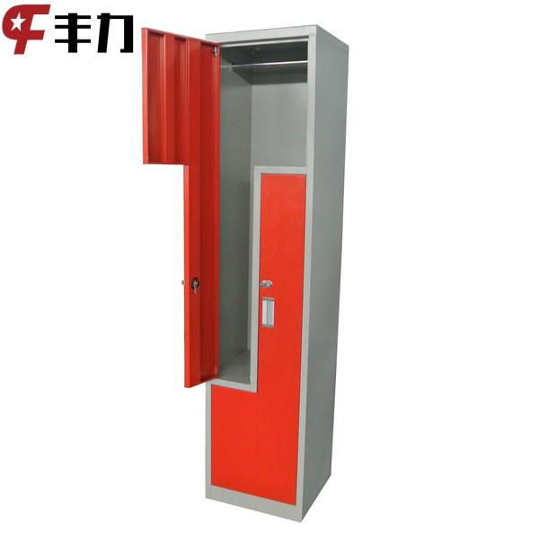 Z Door Design Metal Clothes Storage Cabinet Locker 4