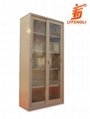 Office used glass sliding door steel filing cabinets 5
