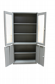 Office steel furniture chemical glass door display storage cabinet 3