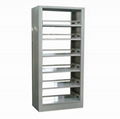 School Library Metal Frame Book Shelf Steel Racks 3