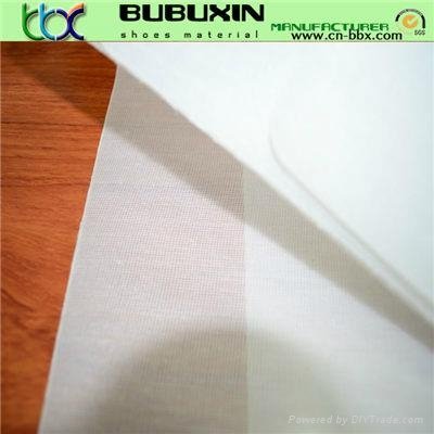 Hot melt sheet witih non woven fabric based toe puff and counter Tpu sheet 