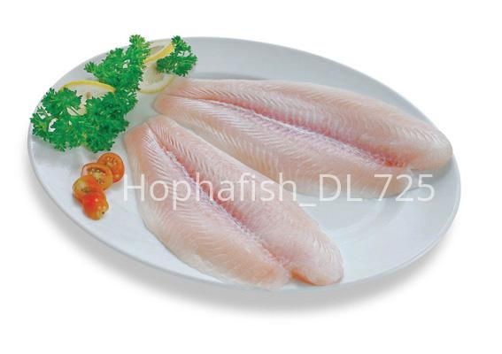 Pangasius fillet well trimmed pink meat