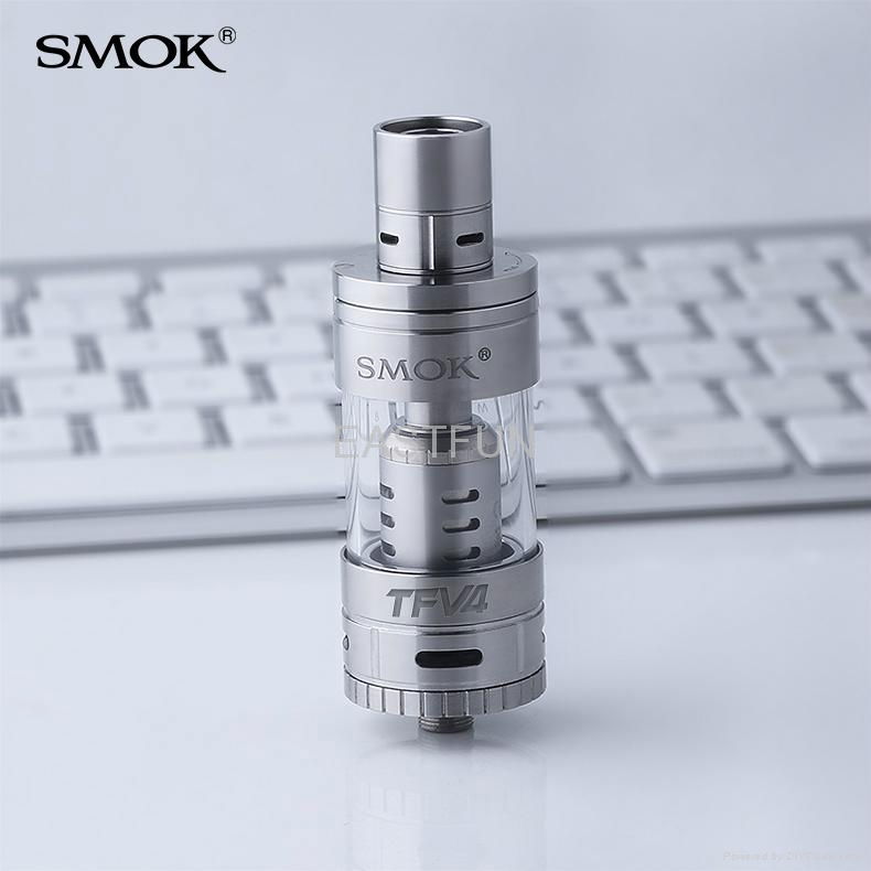 Quadruple and Triple Coil 5ML Smok TFV4 Sub ohm RBA Tank 4