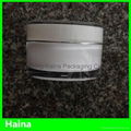 HN-AJ-01 Round acrylic cosmetic cream clear jar for personal care 3