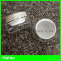 HN-AJ-01 Round acrylic cosmetic cream clear jar for personal care 4