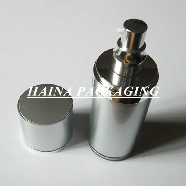 HN-AB-01  round acrylic pump bottle 15ml 30ml 50ml 80ml 100ml 120ml 2