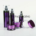 HN-AB-01  round acrylic pump bottle 15ml 30ml 50ml 80ml 100ml 120ml