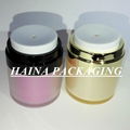 HN-AAJ-01 wholesale 15ml 30ml 50ml Acrylic Empty Airless Jars 3