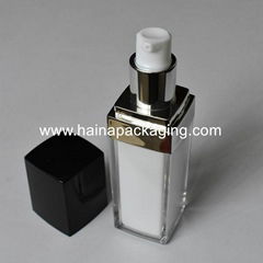 HN-AB-18 Supply high-grade acrylic packaging 50ml square acrylic bottle