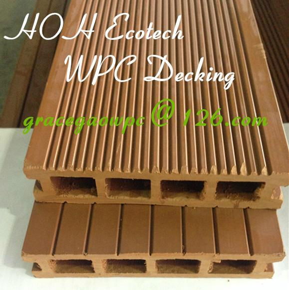 none-slip anti-pest wood plastic composit decking