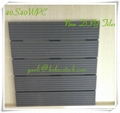 40*40 Wood plastic composite tile gazebo terraced decking WPC tiles