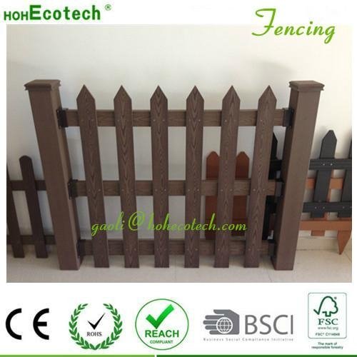 WPC fencing customized size landscape horticulture wood