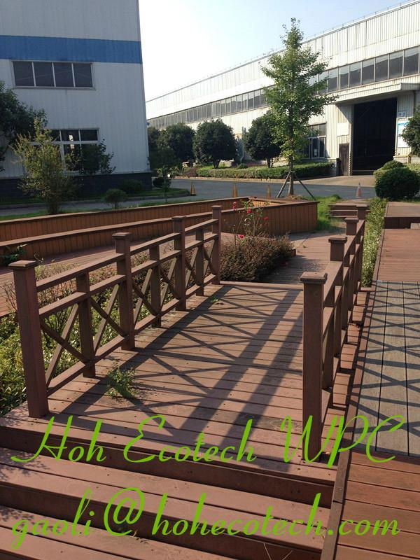 WPC fencing customized size landscape horticulture wood 2