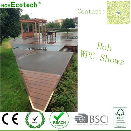 Weathering proof flooring outdoor pavement building WPC composite 2