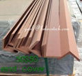 L shape end cover for wpc decking / anti