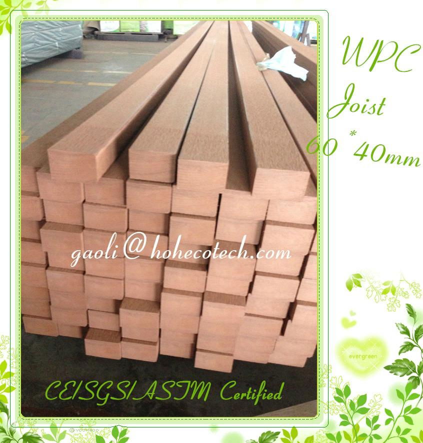 plastic composite decking BSCI modern WPC flooring Joist 5