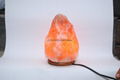 Himalayan Rock Salt Lamps Natural Ionizer 1.8 to 2.3 Kg 6 Feets Cord Bulb w Base 1