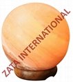 Himalayan Globe Salt Lamps 6 x 6 x 6 Inches UL Approved 6 Feets Cord Bulb w Base