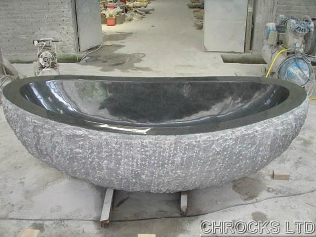 G654 granite bathtbu, stone bathtub