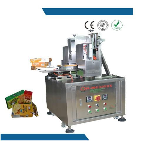 Hot melt glue facial tissue box sealing machine 2