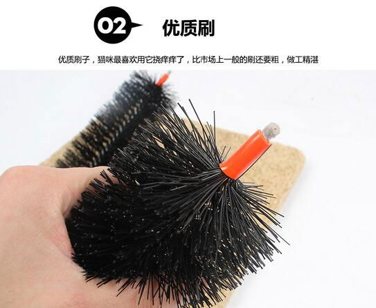 relaxes your cat with Cat Scratcher Brush 4