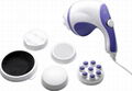 Handheld Body Massager Machine with 5 different fuctional head 2