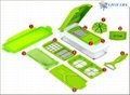 Green color Plastic Multifuctional Vegetable Slicer 2