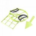 3 Pieces Set Plastic Pizza Cutter Just One Press