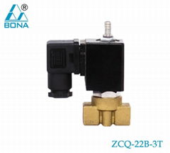 Espresso Coffee Machine Solenoid Valve 3 Way ZCQ-22B-3T