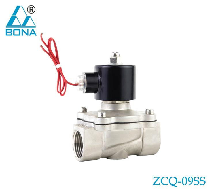 Stainless Steel Acid-Resisting Direct Action Solenoid Valve ZCQ-09SS