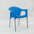 plastic arm chair stackable plastic dining chair with heavy duty PC514 2