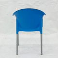 plastic arm chair stackable plastic dining chair with heavy duty PC514 3