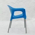plastic arm chair stackable plastic dining chair with heavy duty PC514 4