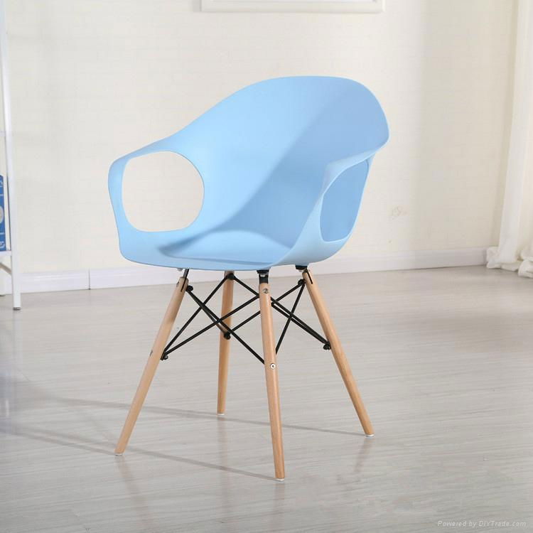 modern eames arm chair pp chair wood legs made in china PC507 2