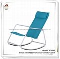 hot sale colorful comfortable rocking chair fabric rocking chair C5040