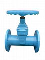  Non-rising stem resilient softed seated gate valves DIN3352-F5 2