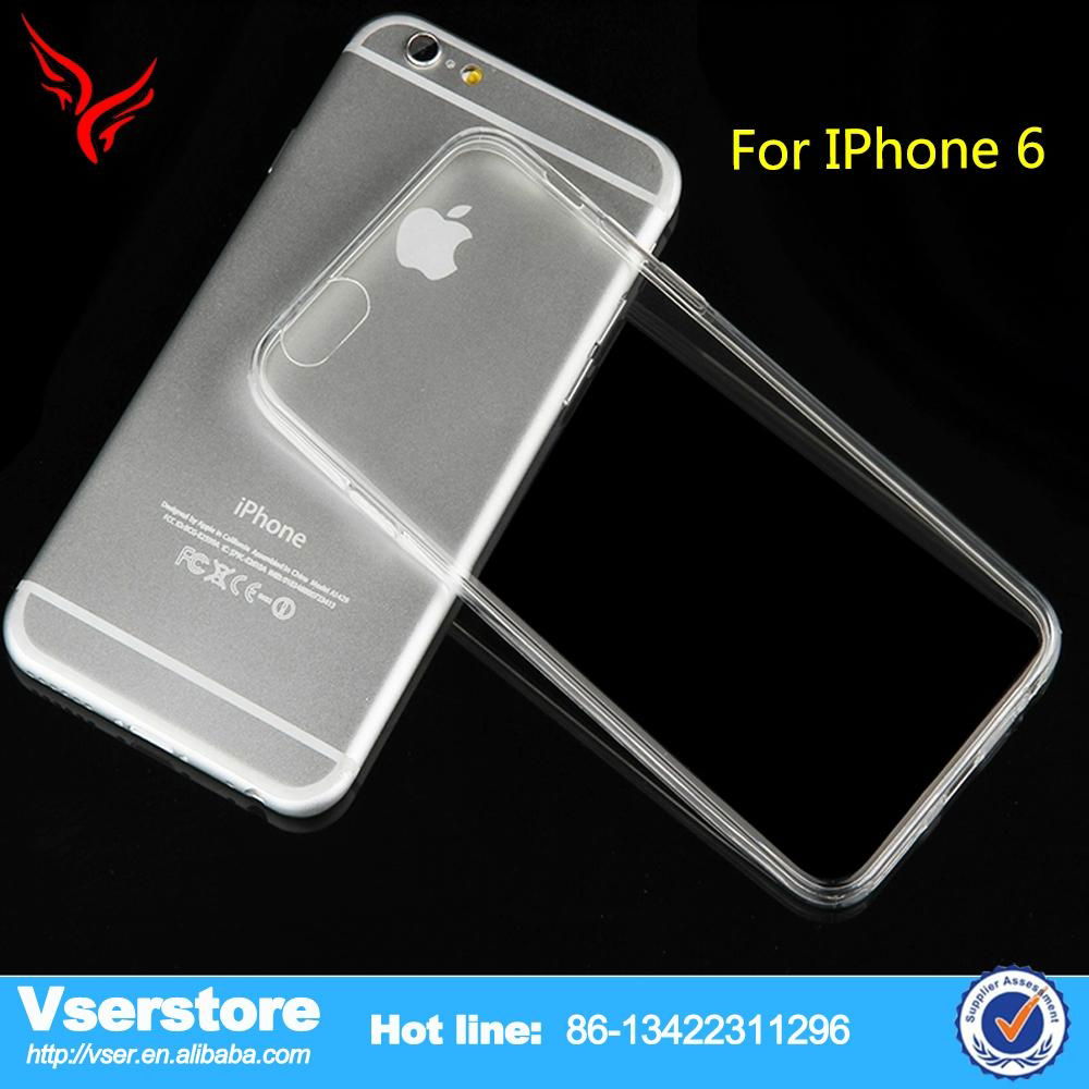 China Manufacturer 100% Data Correct Ultra-thin Transparent TPU Case Cover for i 4